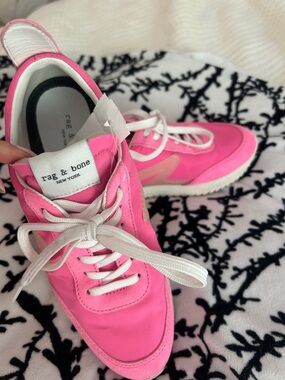 Rag and Bone Pink Retro Runner Lightweight Women's Sneakers